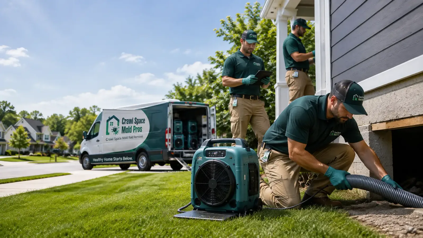 Crawl Space Mold Removal in Beaverdam, VA